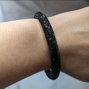 Black Crystal Filled Bracelet